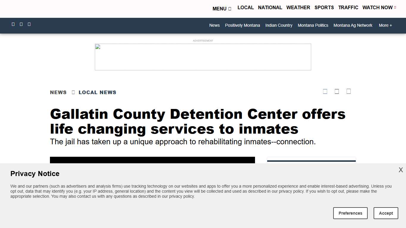 Gallatin County Detention Center offers life changing services to inmates